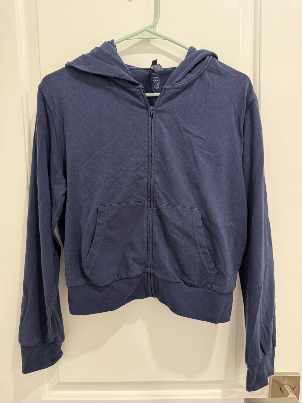 Cotton jersey full zip